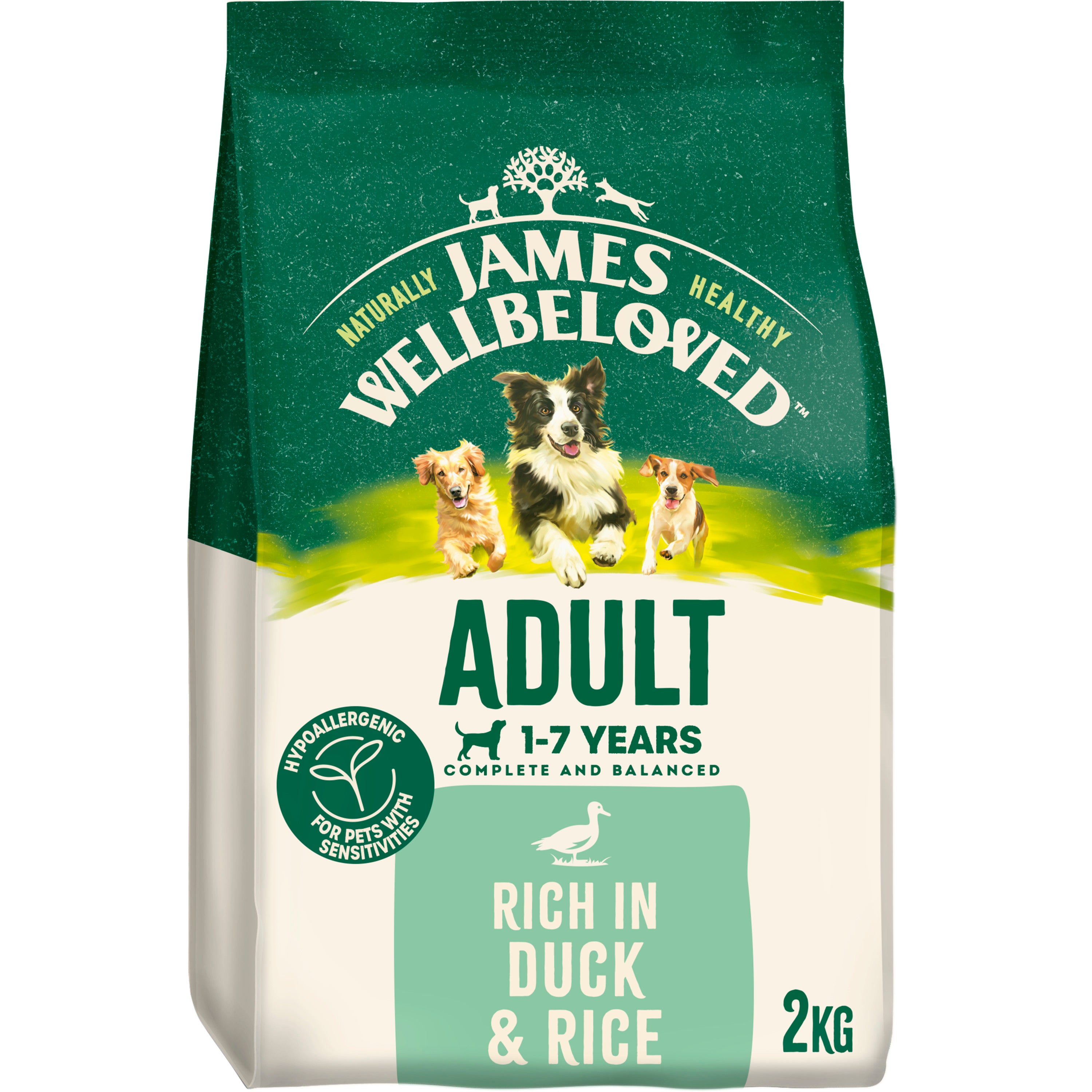 James Wellbeloved Adult Duck & Rice Dry Dog Food