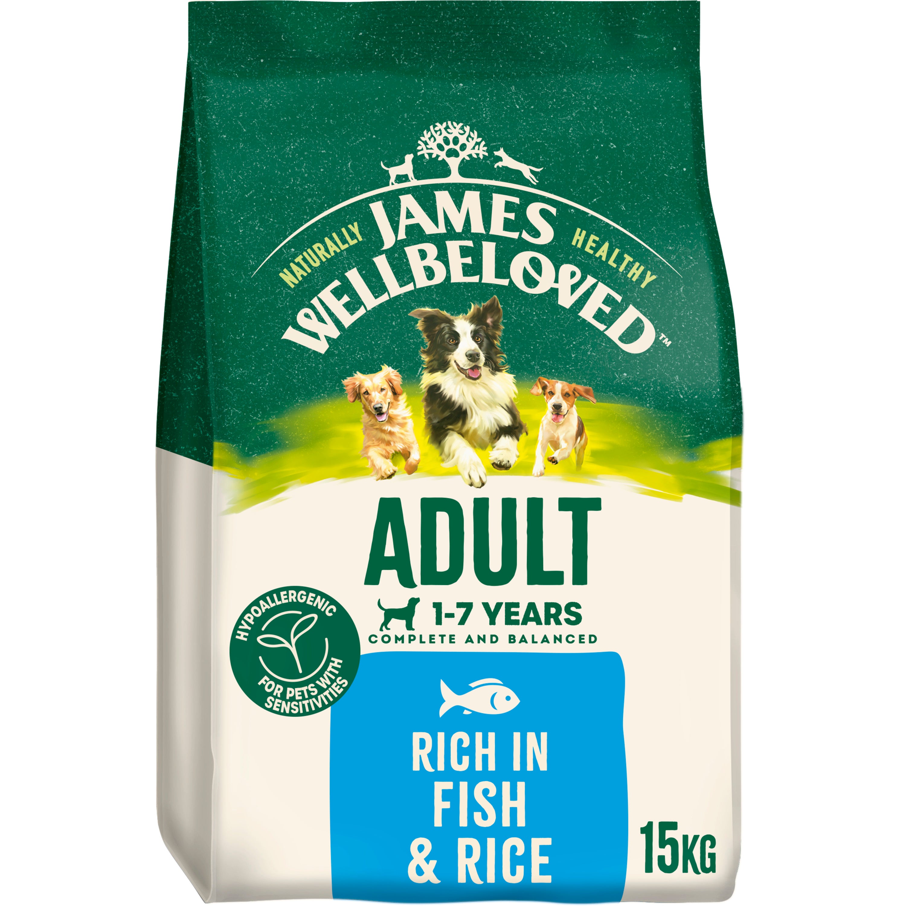 James Wellbeloved Adult Fish & Rice Dry Dog Food