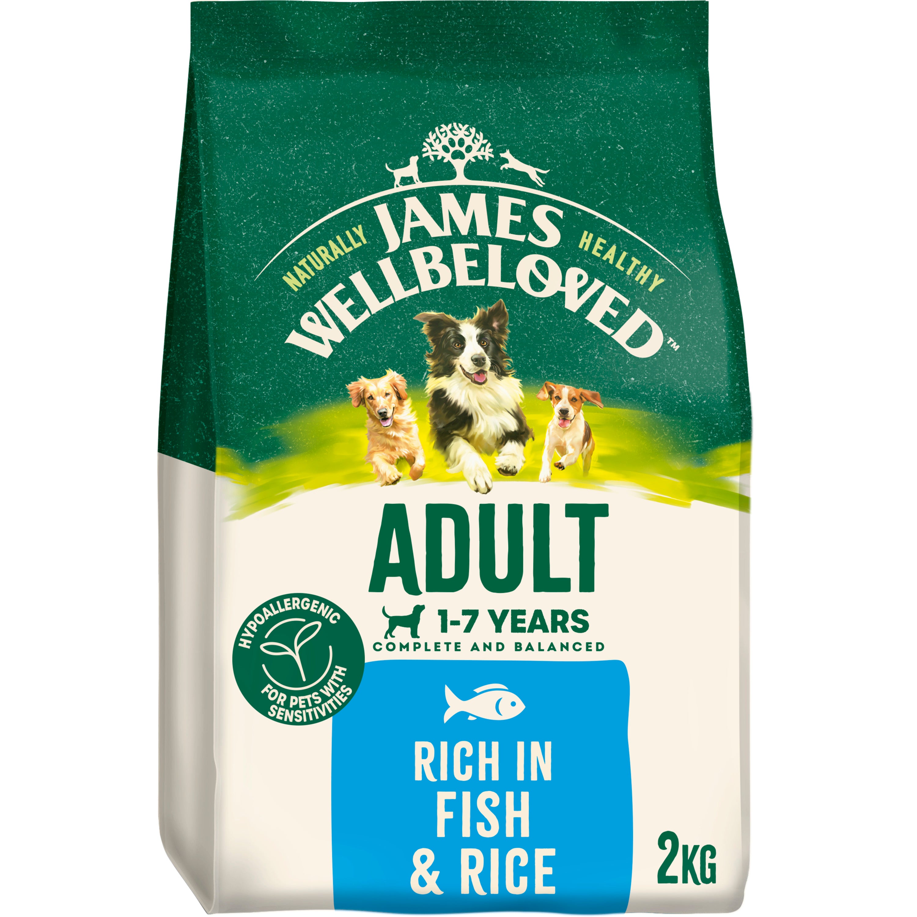 James Wellbeloved Adult Fish & Rice Dry Dog Food