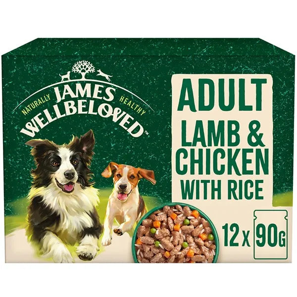 James Wellbeloved Adult Lamb & Chicken with Rice in Gravy