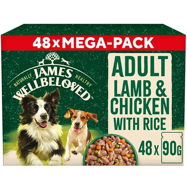 James Wellbeloved Adult Lamb & Chicken with Rice in Gravy