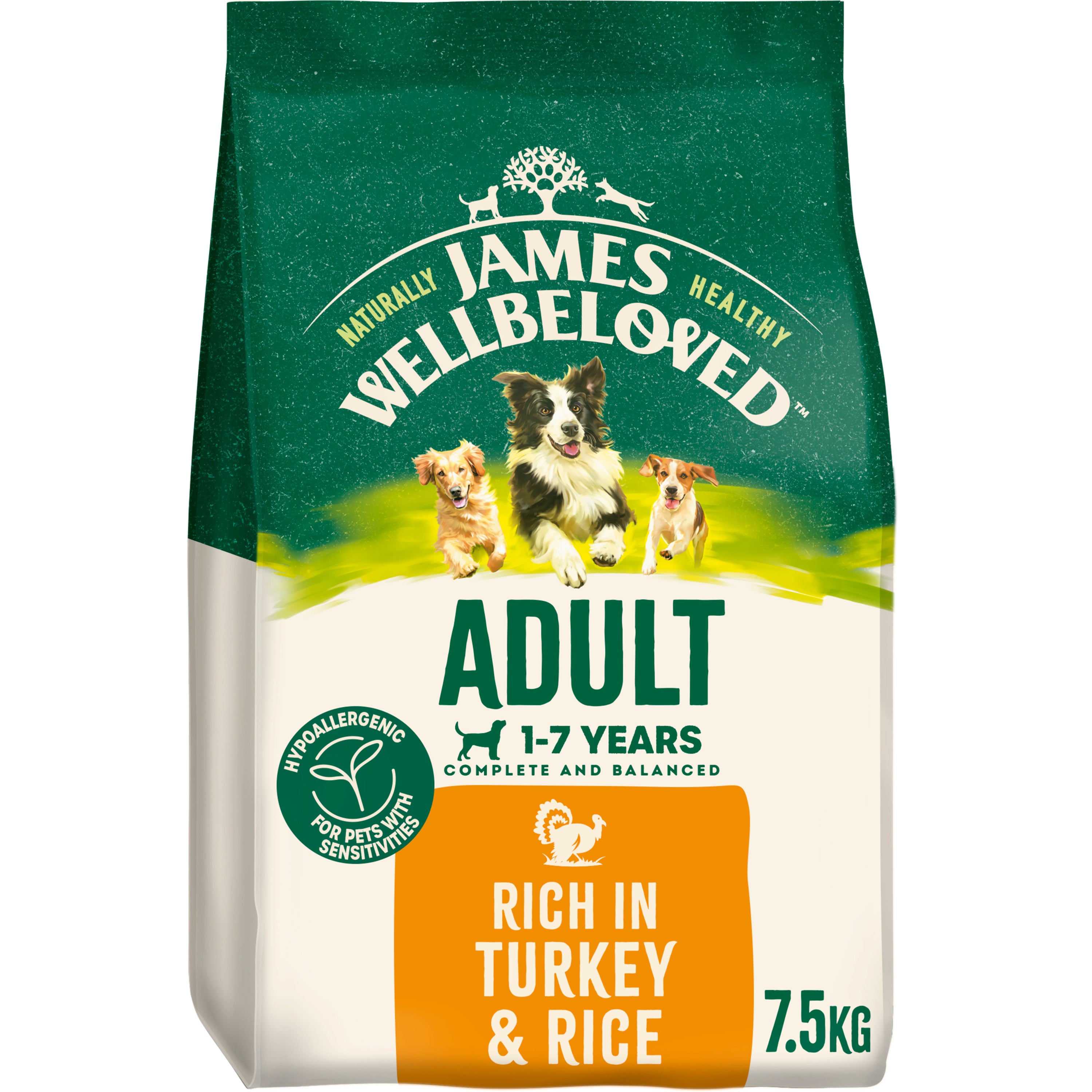 James Wellbeloved Adult Turkey & Rice Dry Dog Food