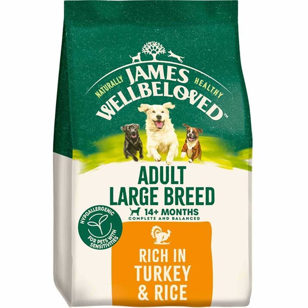 James Wellbeloved Large Breed Adult Turkey & Rice Dry Dog Food