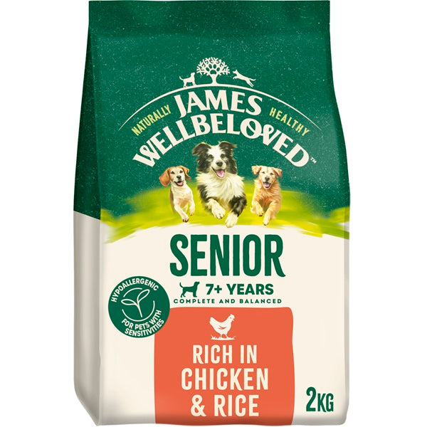 James Wellbeloved Senior Chicken & Rice Dry Dog Food