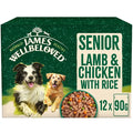 James Wellbeloved Senior Lamb & Chicken with Rice in Gravy