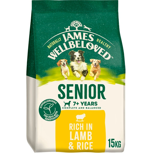 James Wellbeloved Senior Lamb & Rice Dry Dog Food