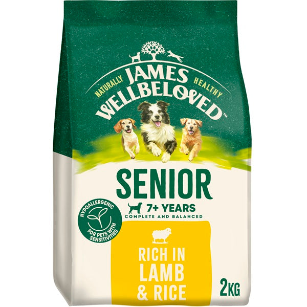 James Wellbeloved Senior Lamb & Rice Dry Dog Food