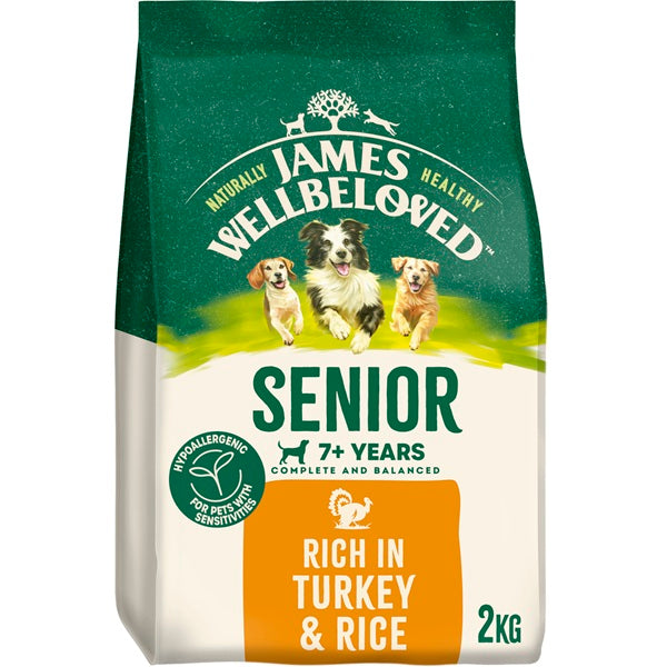 James Wellbeloved Senior Turkey & Rice Dry Dog Food