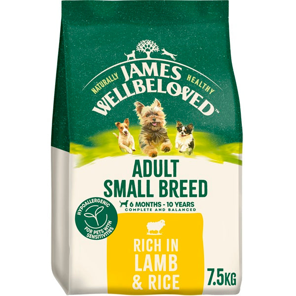 James Wellbeloved Small Breed Adult Lamb & Rice Dry Dog Food