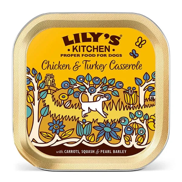 Lily's Kitchen Chicken & Turkey Casserole Tray