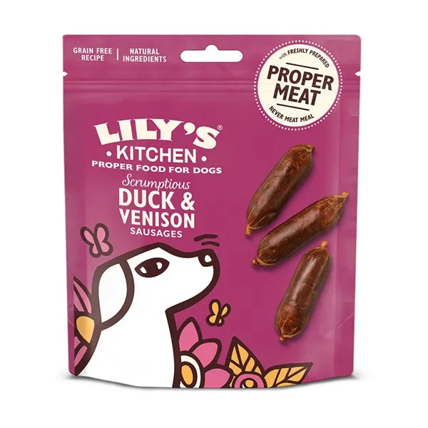 Lily's Kitchen Duck & Venison Sausages