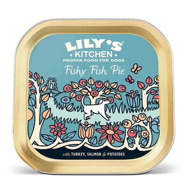 Lily's Kitchen Fishy Fish Pie with Peas Tray
