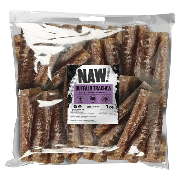 Naw Buffalo Wrapped Trachea Dog Treats