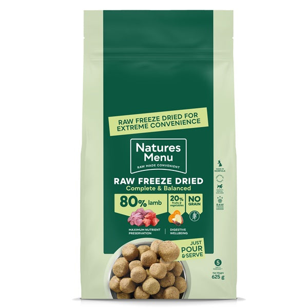 Nature's Menu Freeze Dried Lamb Dog Food