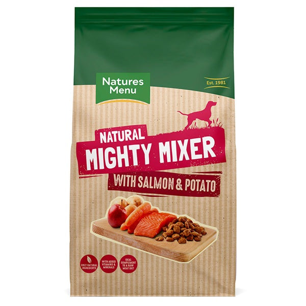 Nature's Menu Mighty Mixer with Salmon & Potato Dog Food