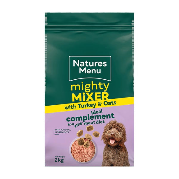 Nature's Menu Mighty Mixer with Turkey & Oats Dog Food