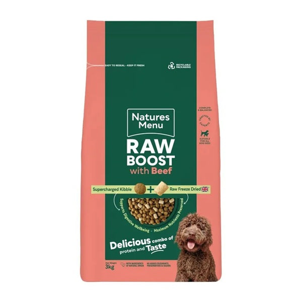 Nature's Menu Raw Boost Beef Dog Food