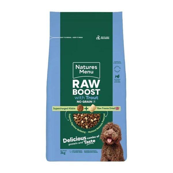 Nature's Menu Raw Boost Trout Dog Food