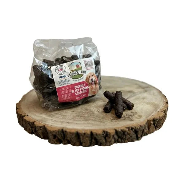 Paddock Farm Black Pudding Gourmet Sausages Dog Treats