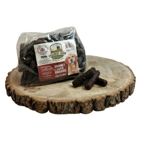 Paddock Farm Liver Gourmet Sausages 1kg