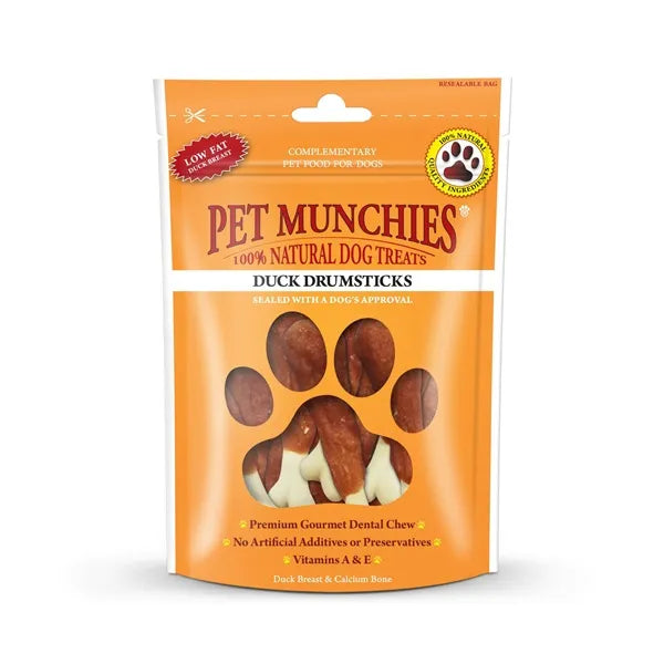 Pet Munchies Duck Drumsticks Dog Treats