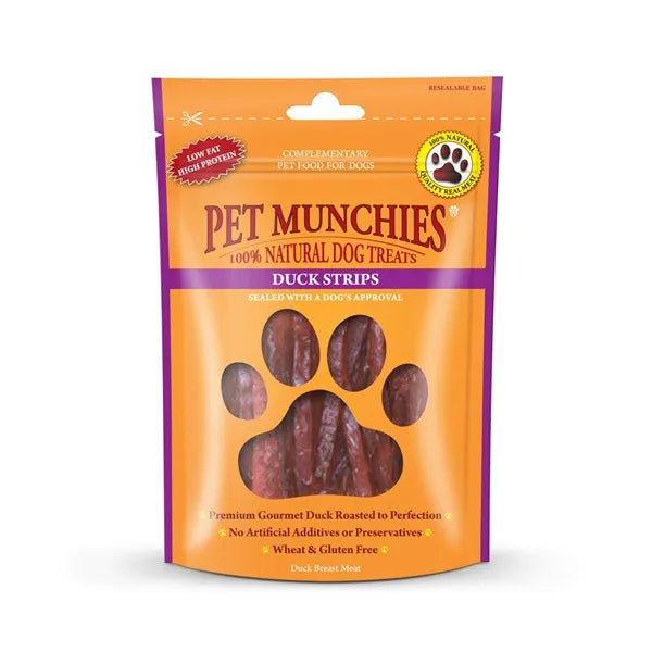 Pet Munchies Duck Strips Dog Treats
