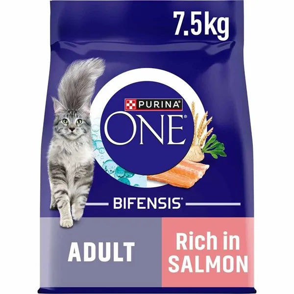 Purina ONE Adult Cat Salmon Dry Cat Food
