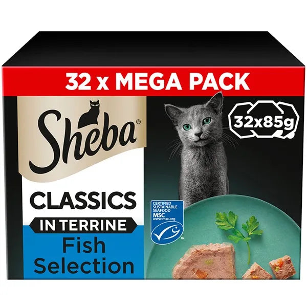 Sheba Classics Fish Selection in Terrine Adult Wet Cat Food