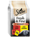 Sheba Fresh & Fine Beef & Chicken in Gravy Adult Wet Cat Food