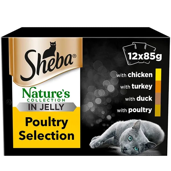Sheba Nature's Collection Poultry in Jelly Adult Wet Cat Food