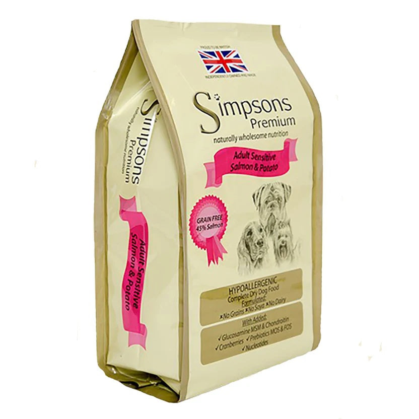 Simpsons Sensitive Salmon & Potato Dry Dog Food