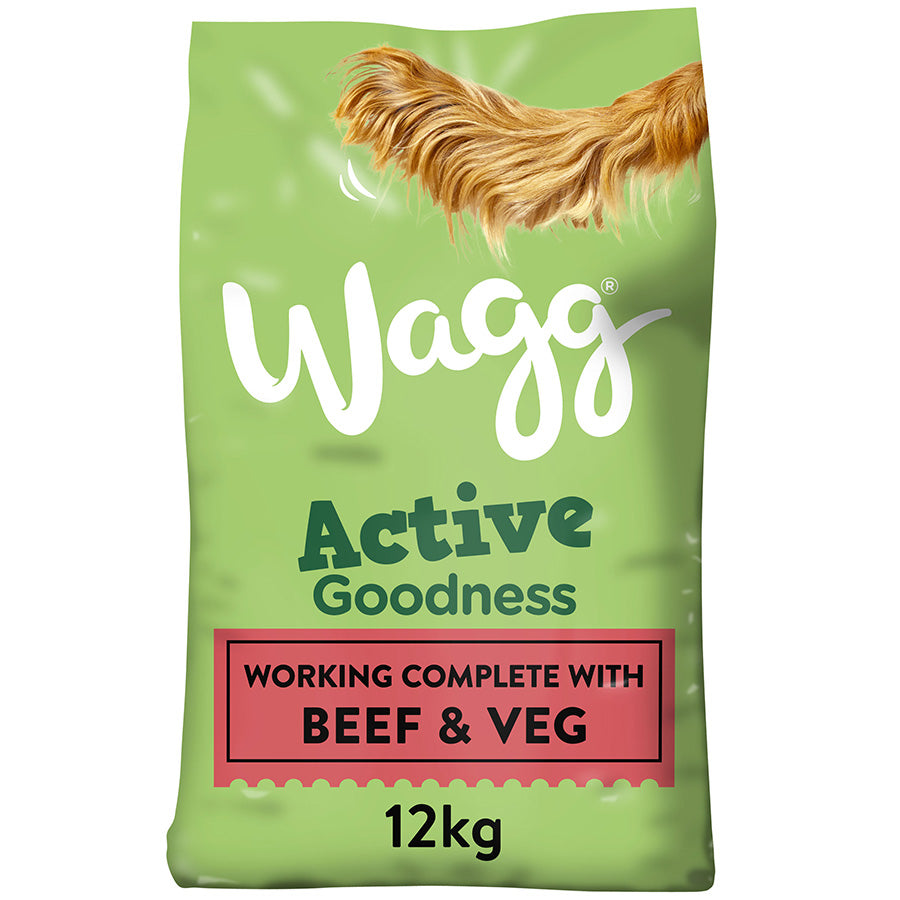 Wagg Active Goodness Beef Dry Dog Food