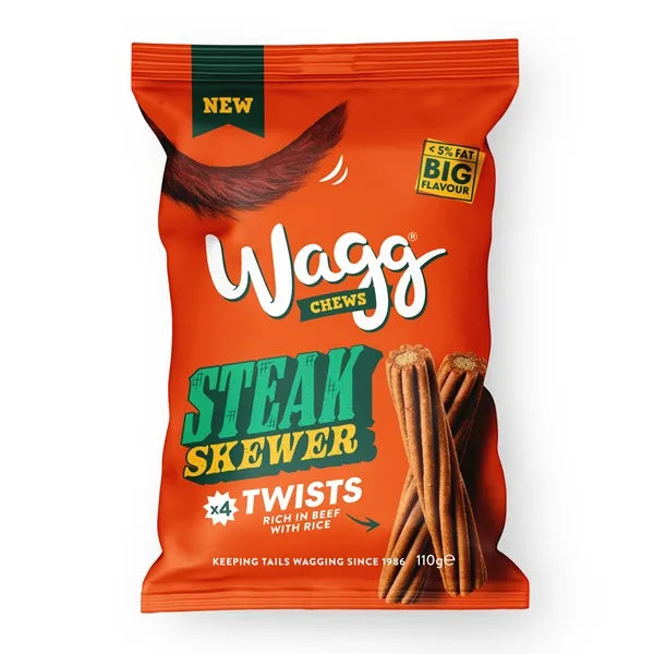 Wagg Steak Skewer Twists for Dogs