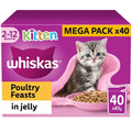 Whiskas Kitten Poultry Feasts Pouches in Jelly Wet Cat Food